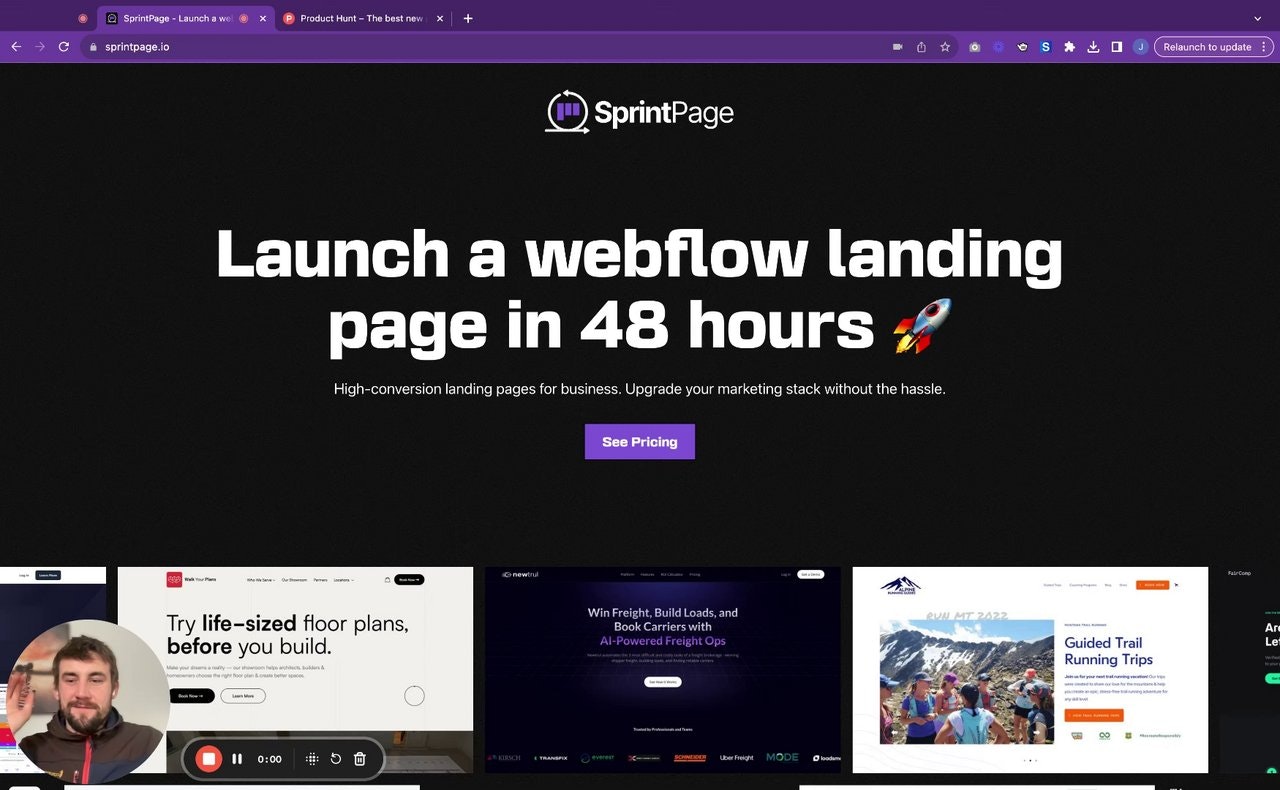 SprintPage