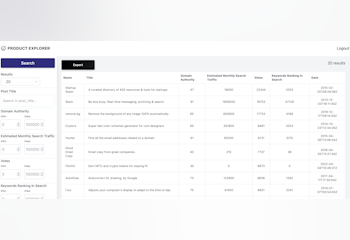 Product Explorer 2.0