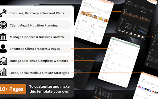 Personal Trainer Notion Template