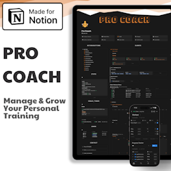 Personal Trainer Notion Template
