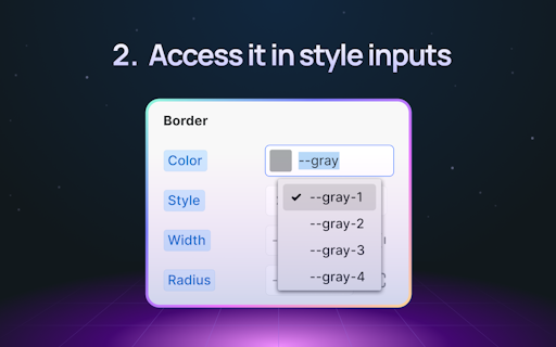 Webstudio Variables