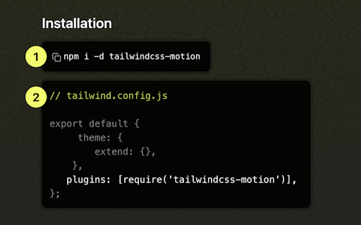 Tailwind Motion