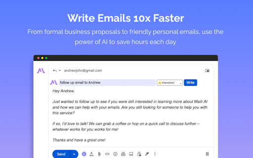 Mailr - AI Email Writer