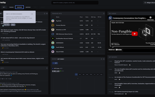 Alphaday - Crypto Dashboard Tool