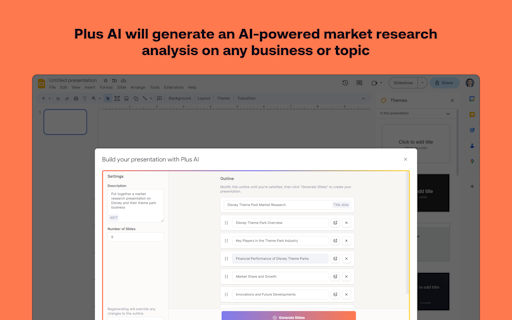 Plus AI Market Research Reports