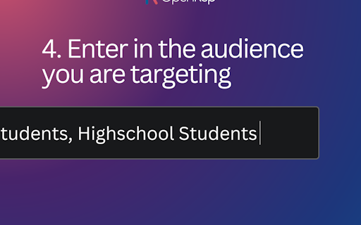 Canva x OpenRep AI Caption Generator