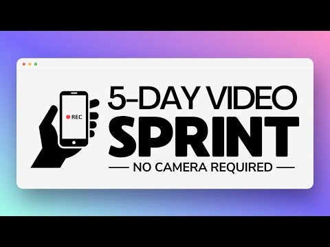 The 5-Day Video Sprint (AI + YouTube)