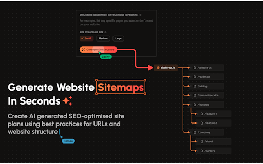 SiteForge - AI Website Generator