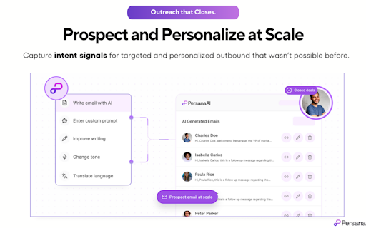Persana AI for Prospecting