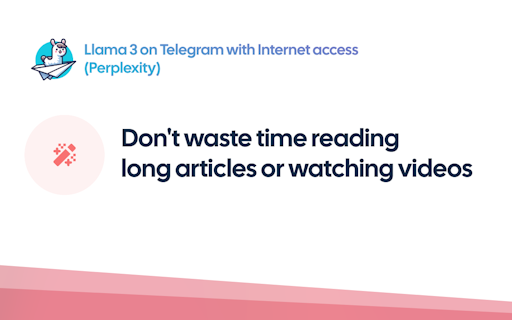 Llama 3 on Telegram