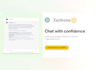 Factiverse plugin for ChatGPT
