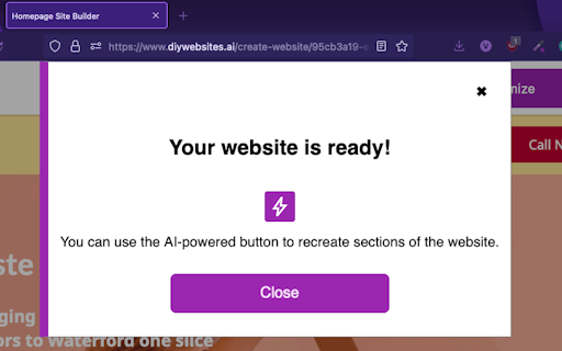 DIY Websites AI Website Builder