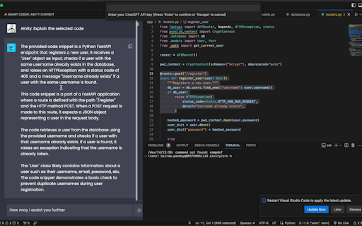 Ainity- AI Smart Coder