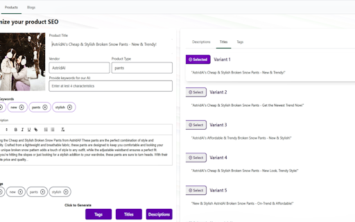 Shopify Product and Blog SEO Booster