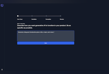 AI-assisted prompt builder