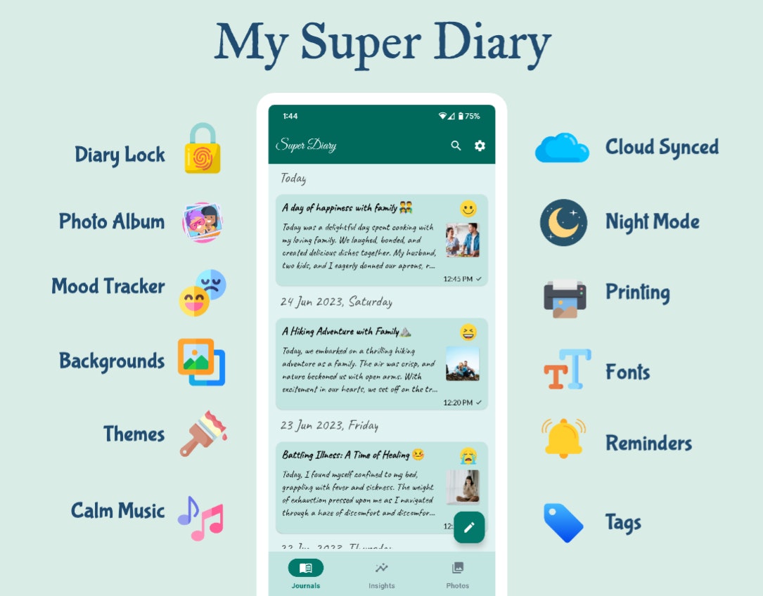 My Super Secret Diary: Daily Journal