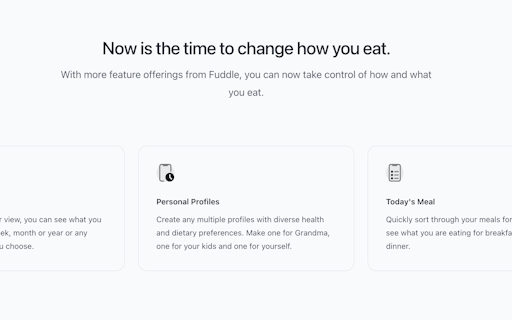 Fuddle - Personal AI Nutritionist