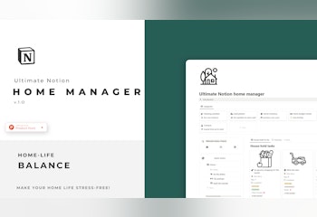 Ultimate Notion Home Manager