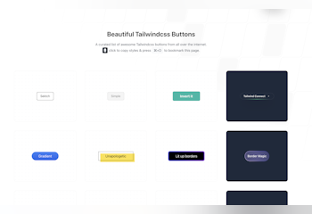 Awesome Tailwindcss Buttons