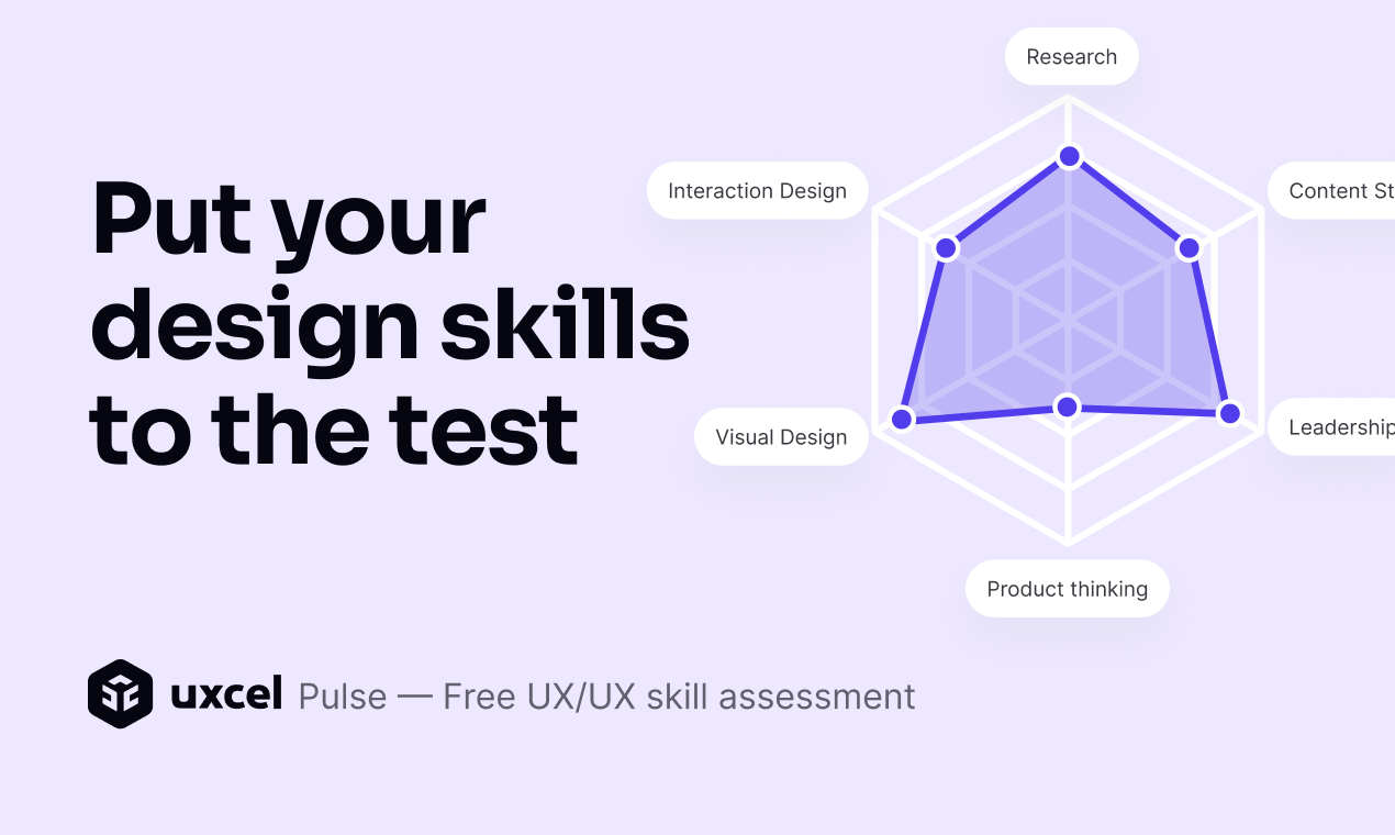 Uxcel Pulse skill assessment