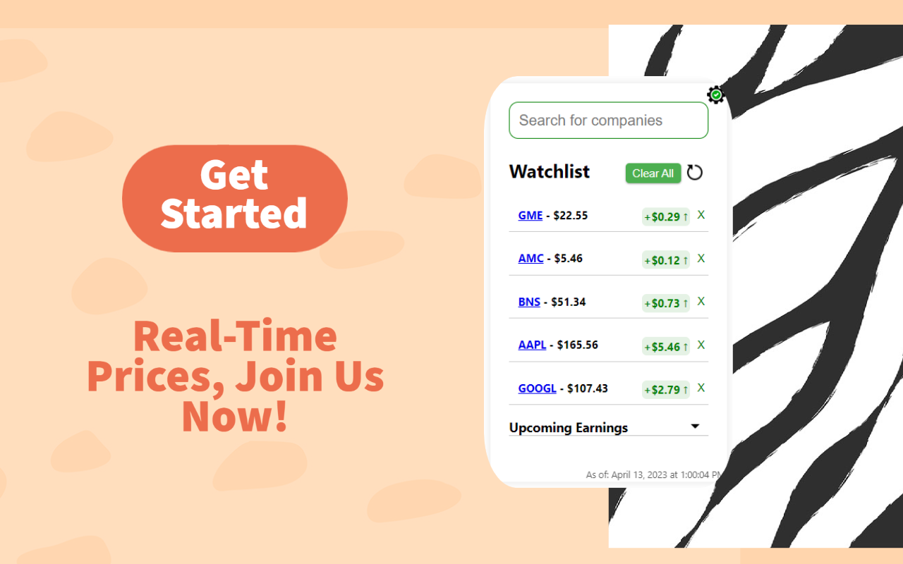 Stock Glance Browser Extension