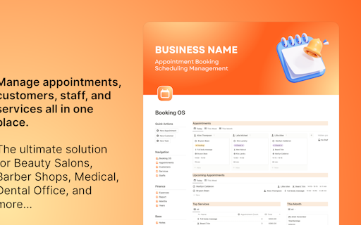 Notion Booking OS
