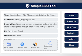 Simple SEO Tool