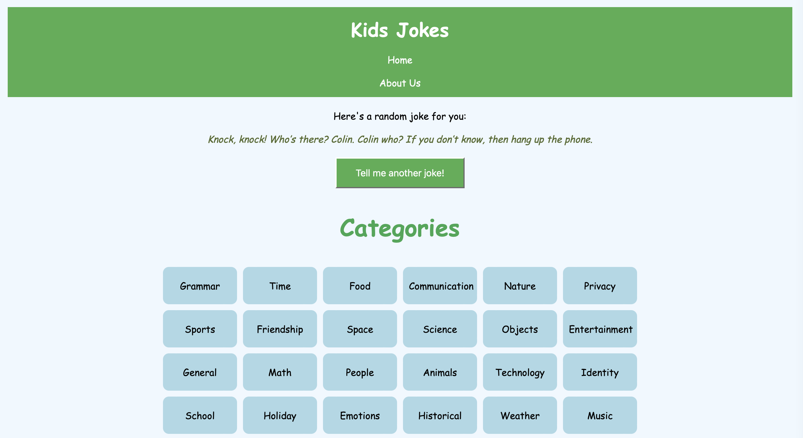 Knock Knock Jokes for Kids