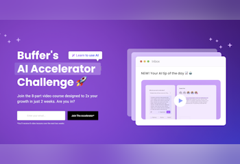 Buffer’s AI Accelerator