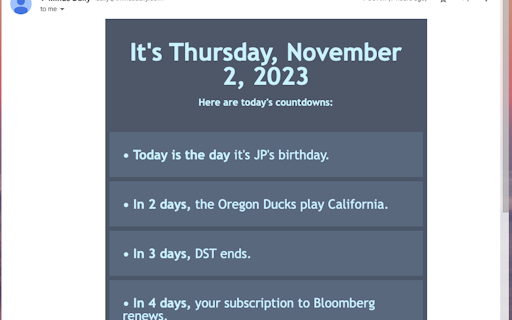 T-Minus Daily