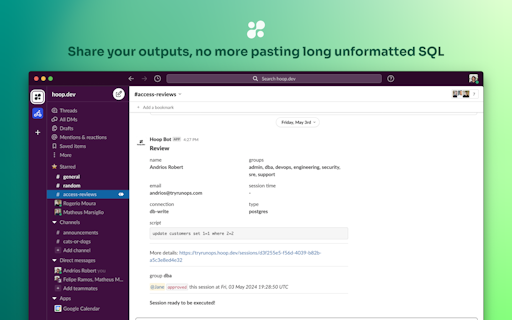 Hoop.dev for Databases