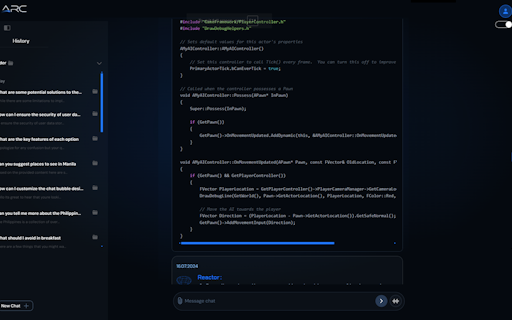 Reactor Chat AI
