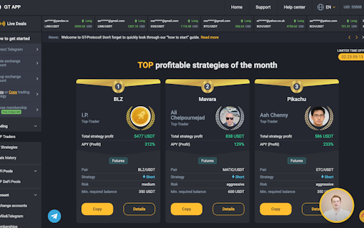 GT Protocol Trading