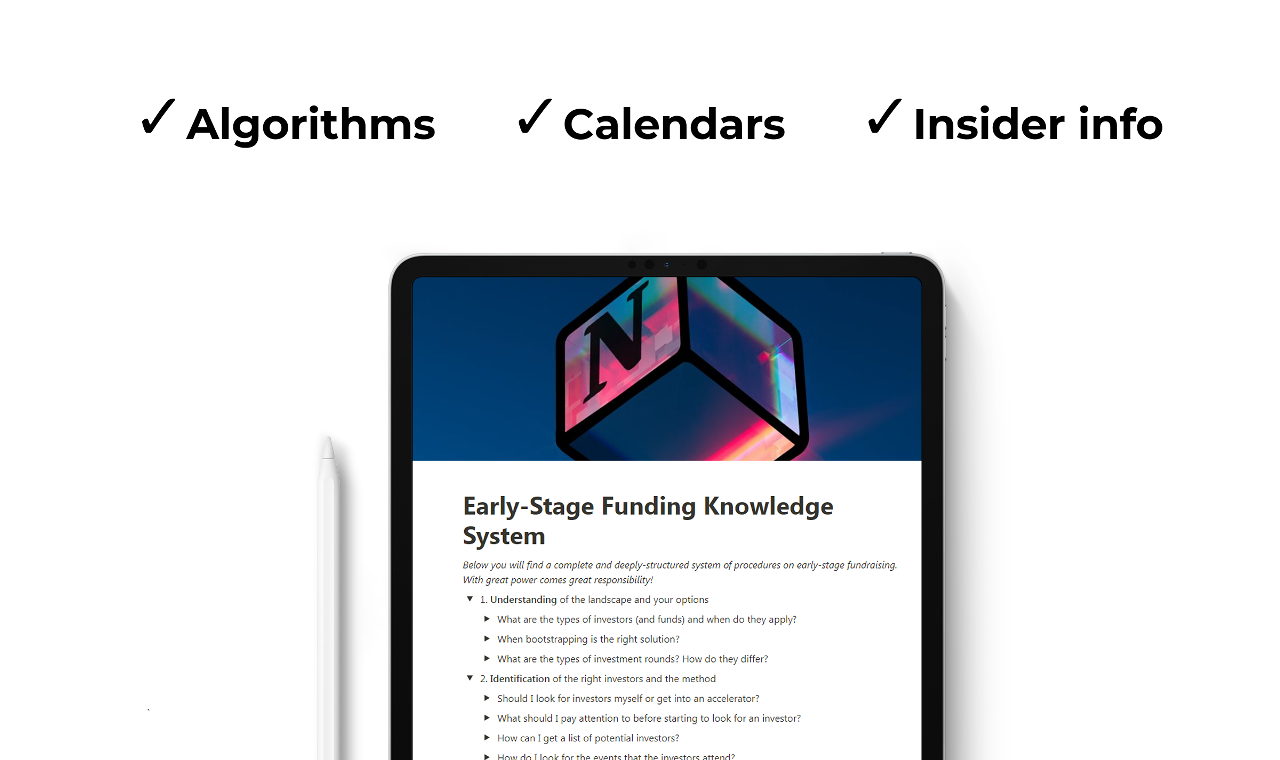 Early Stage Funding Knowledge System