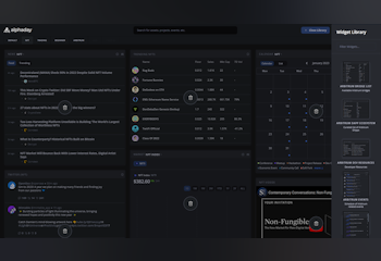 Alphaday - Crypto Dashboard Tool