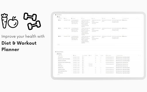 Personal Planner for Notion