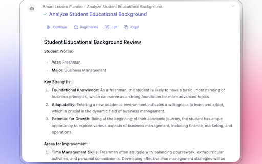 Smart Lessons Planner
