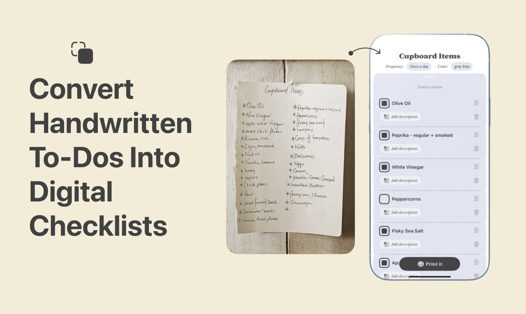 Papper: Scan Handwritten Todos