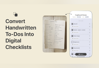 Papper: Scan Handwritten Todos