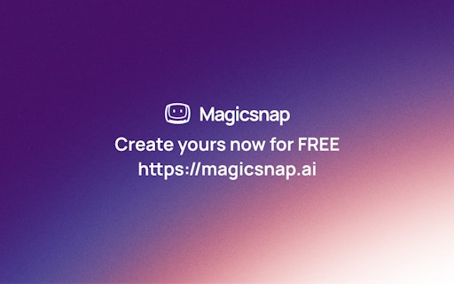 Magicsnap AI