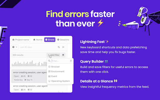 Error Monitoring & Session Replay