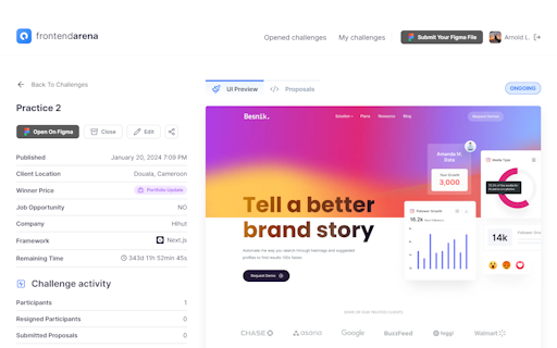 Frontend Arena