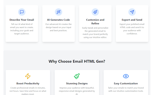 Email HTML Gen