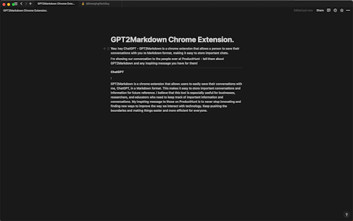 GPT2Markdown
