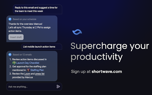 Shortwave AI Assistant