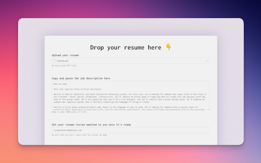 AI Resume Checker