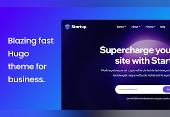 Startup Hugo Theme