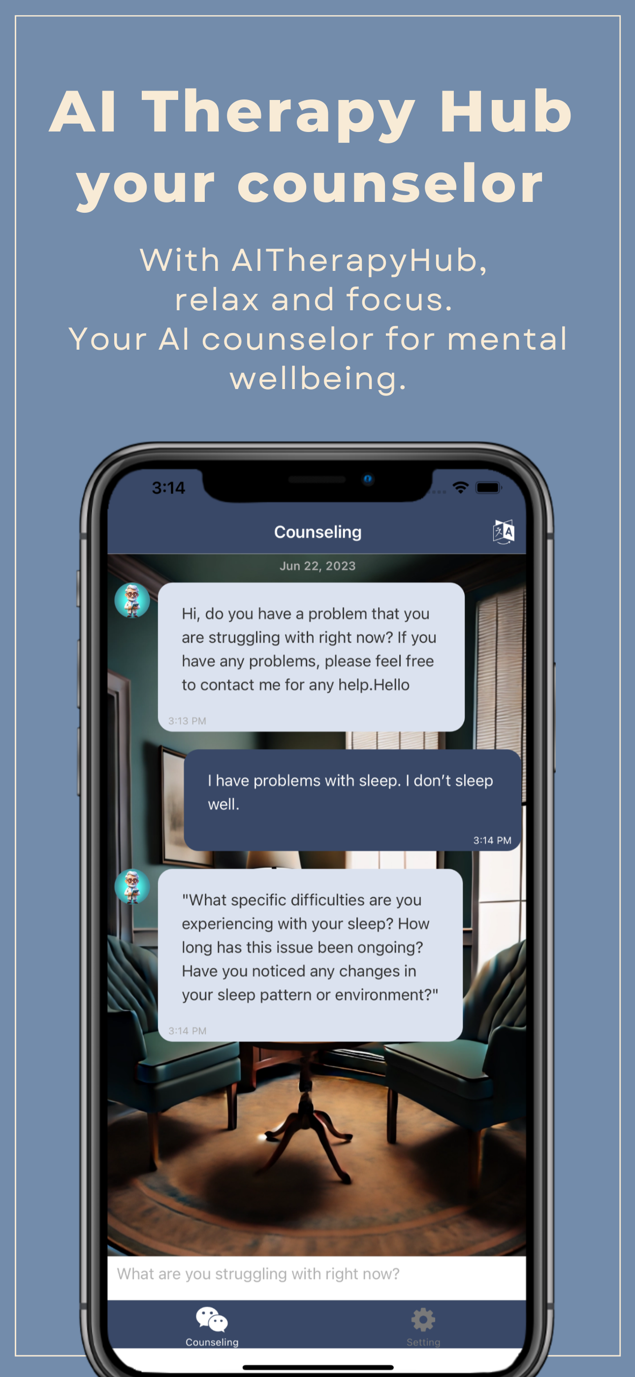 AI Therapy Hub - Your Counselor