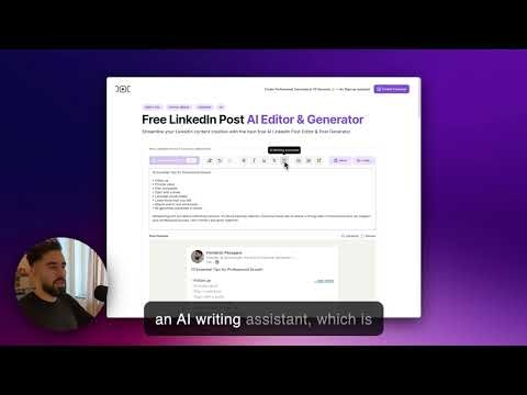 LinkedIn AI Post Editor