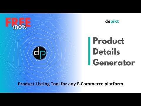 depikt's Product Details Generator